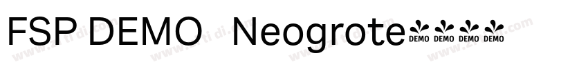 FSP DEMO   Neogrote字体转换